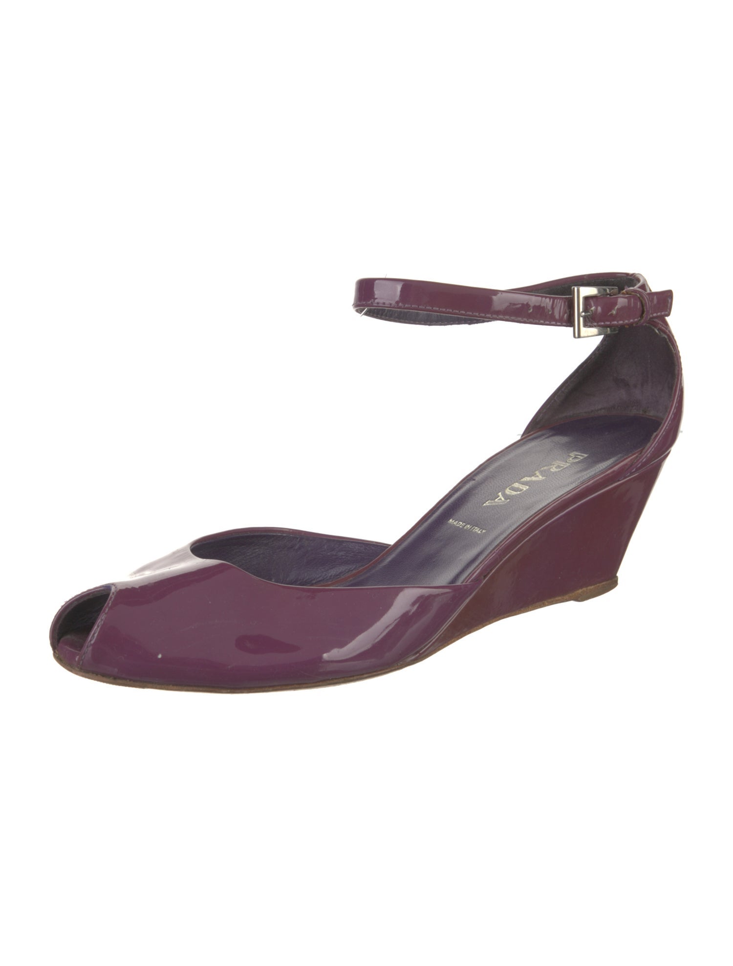 Prada Patent Leather D'Orsay Pumps