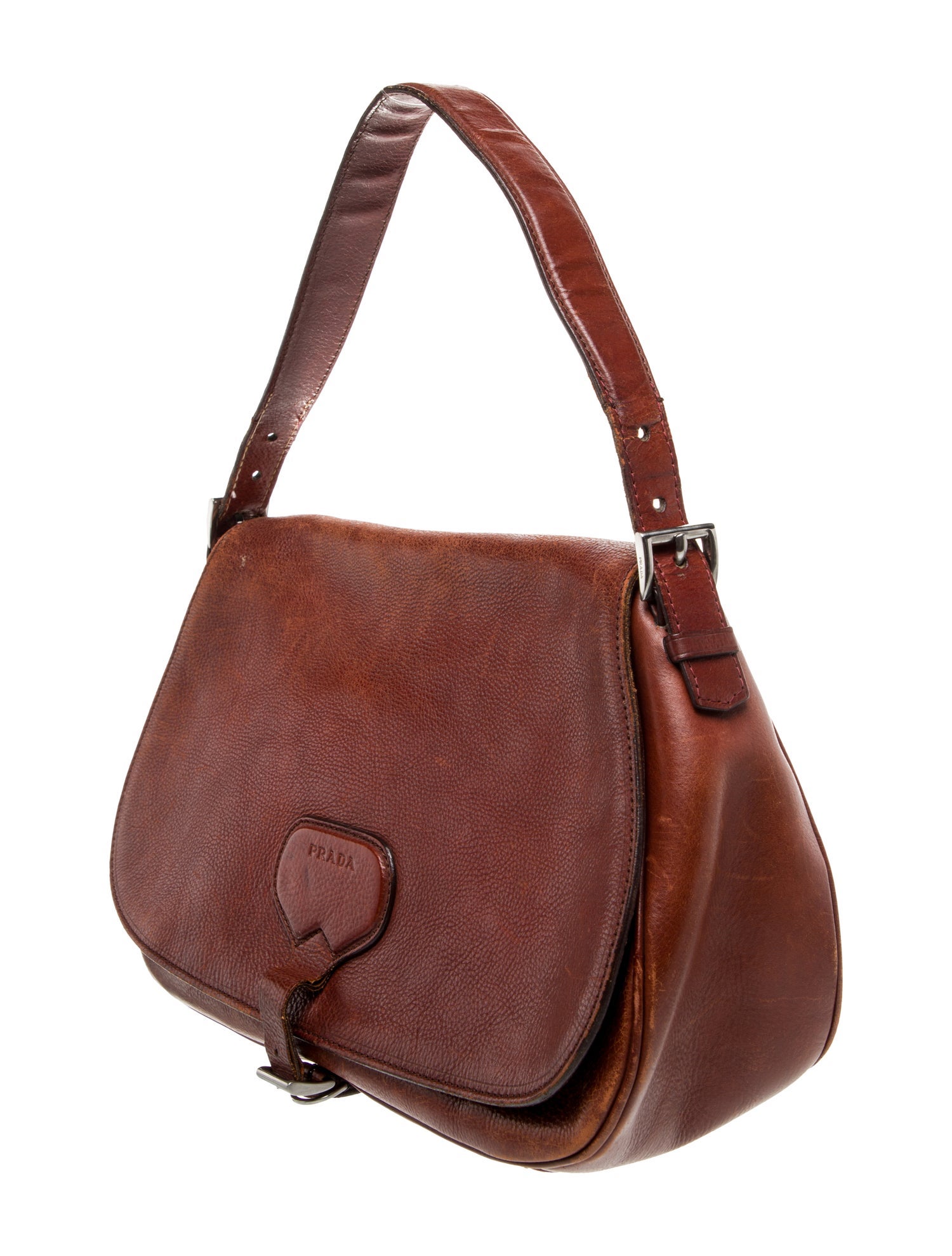 Prada Vitello Daino Leather Shoulder Bag