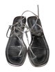 Prada Leather T-Strap Sandals