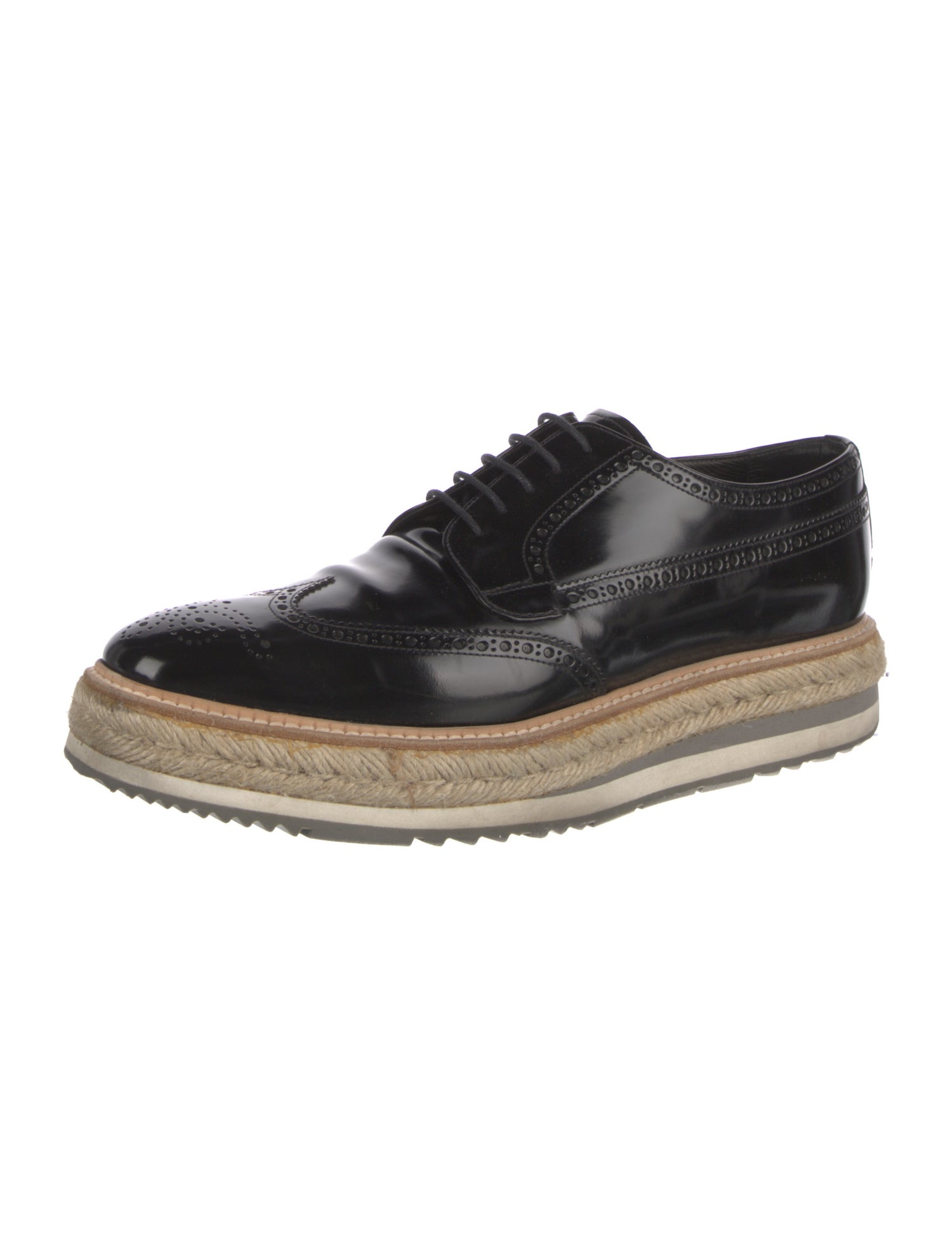 Prada Patent Leather Espadrilles