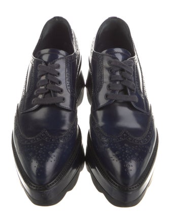 Prada Patent Leather Lasercut Accents Pumps