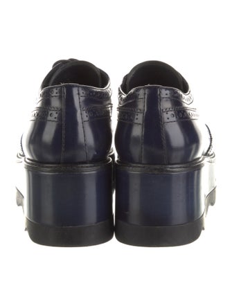 Prada Patent Leather Lasercut Accents Pumps