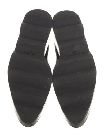 Prada Patent Leather Lasercut Accents Pumps