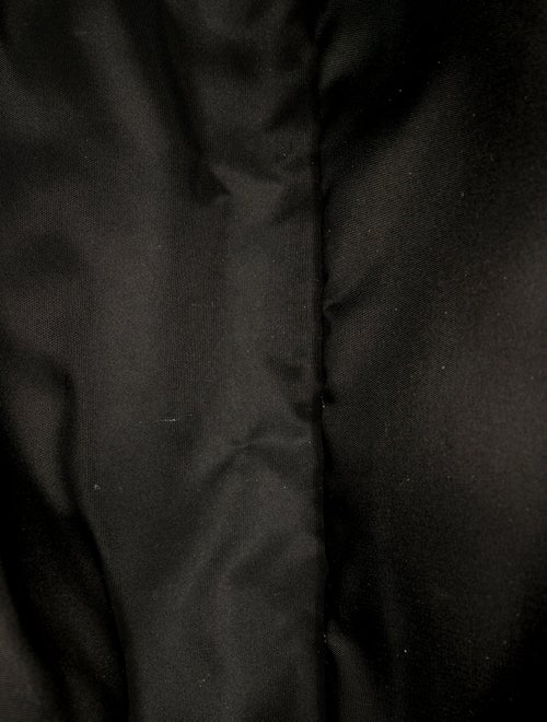 Prada Enameled Metal Triangle Belt Bag