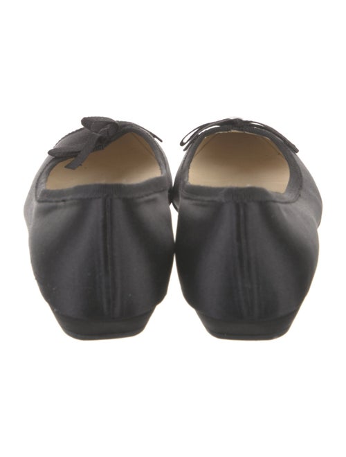 Prada Satin Bow Accents Flats