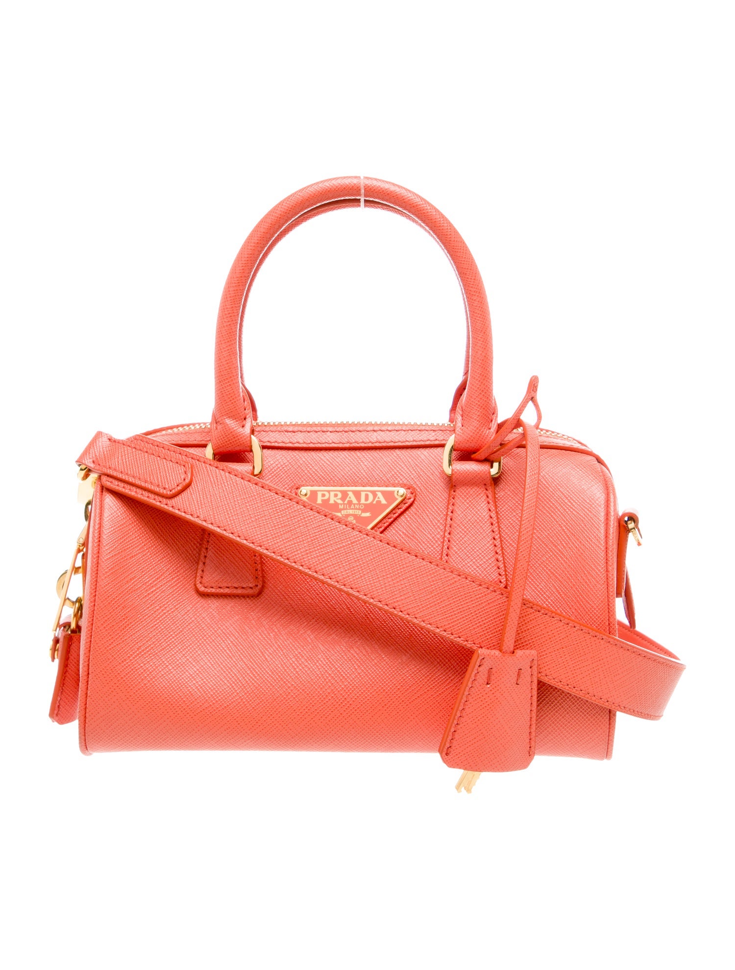 Prada Saffiano Leather Top Handle Bag
