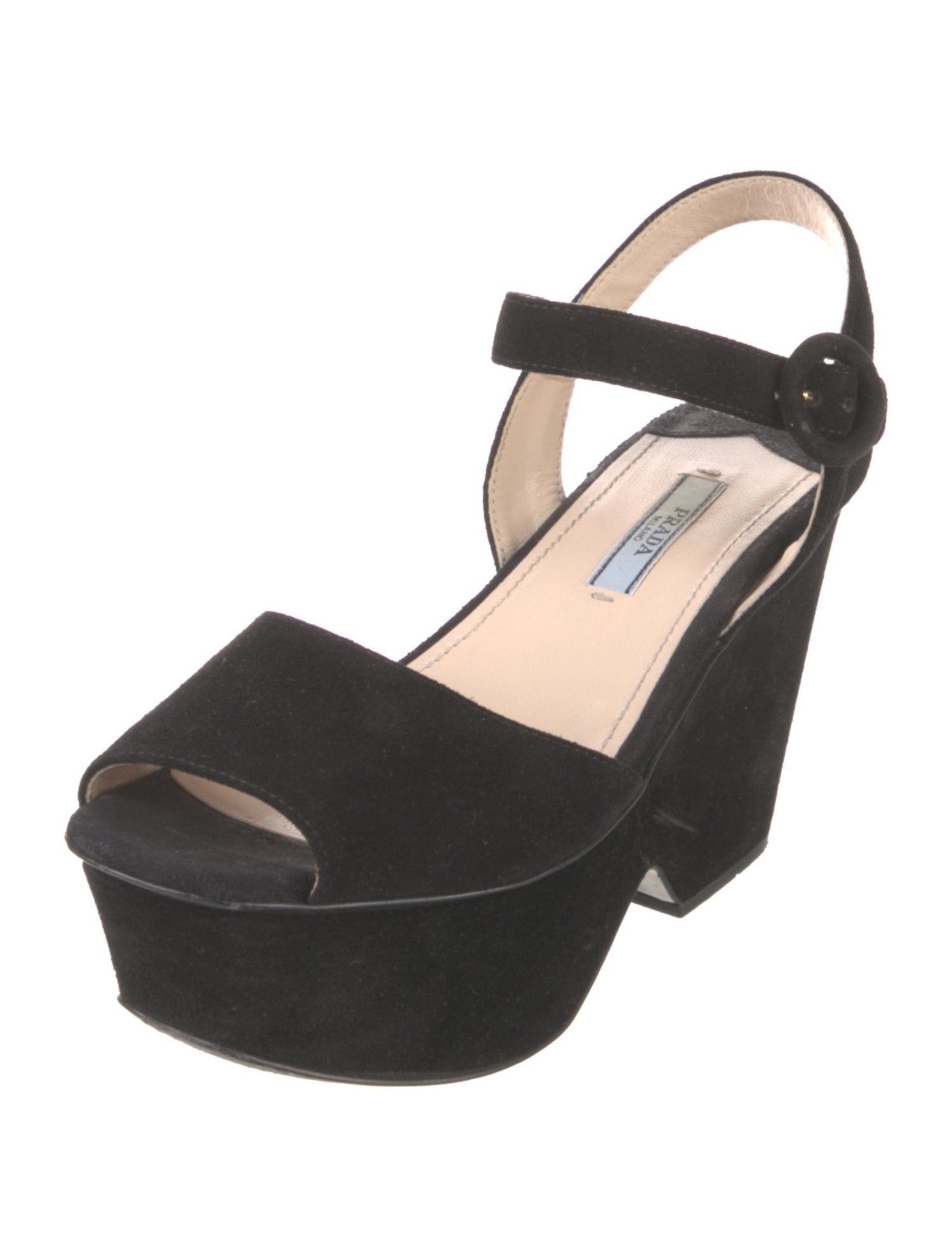 Prada Suede Slingback Pumps