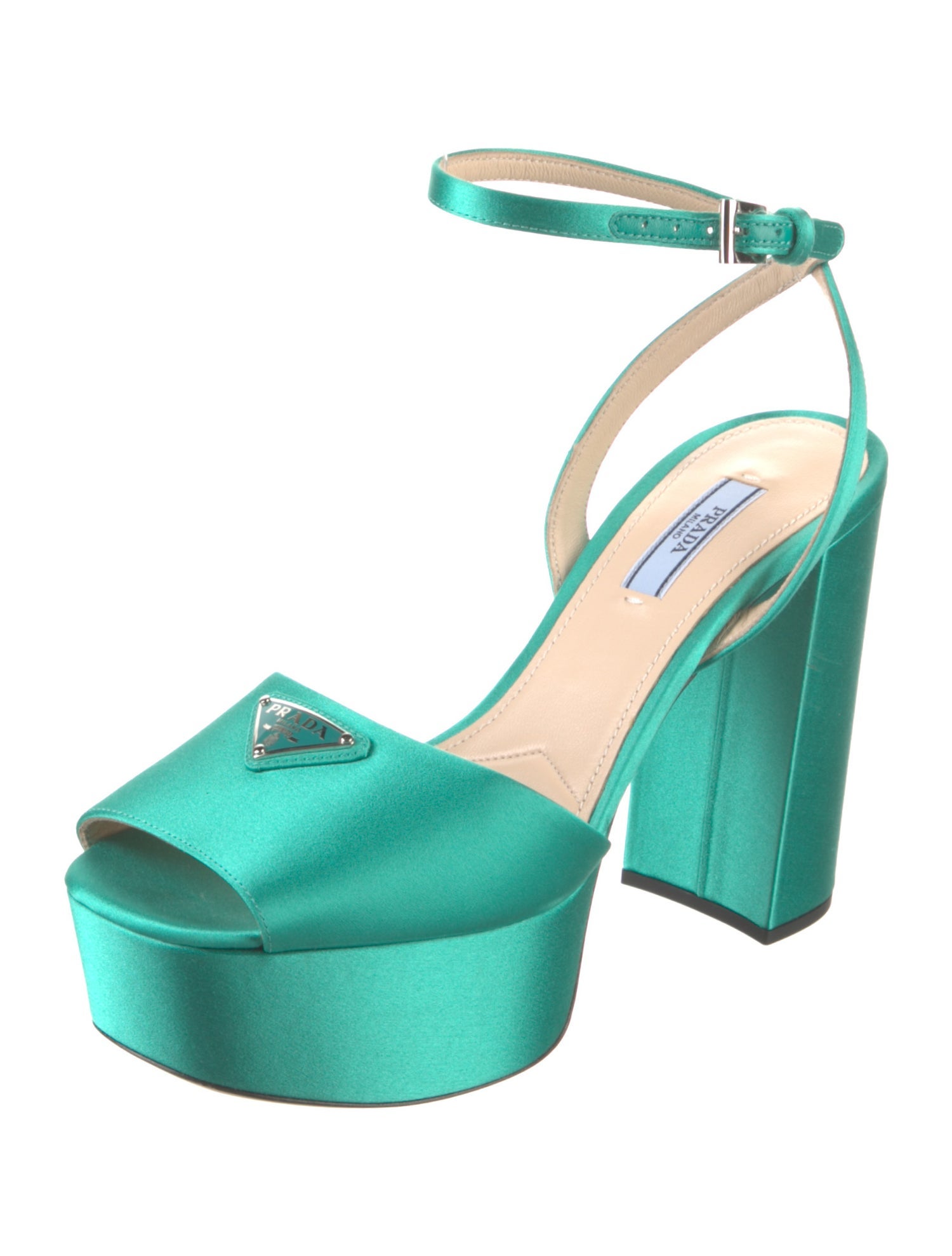 Prada Satin Sandals