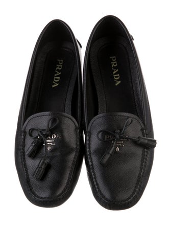 Prada Leather Moccasins