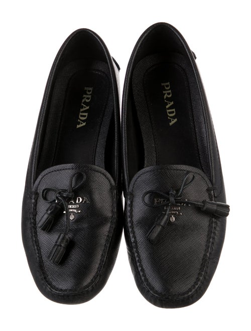 Prada Leather Moccasins