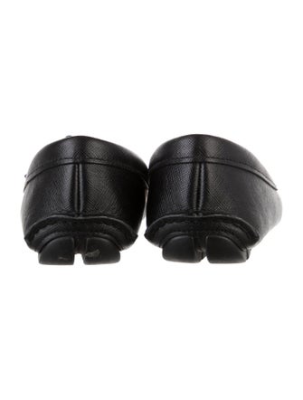 Prada Leather Moccasins