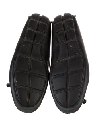 Prada Leather Moccasins