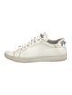 Prada Leather Graphic Print Sneakers