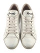 Prada Leather Graphic Print Sneakers
