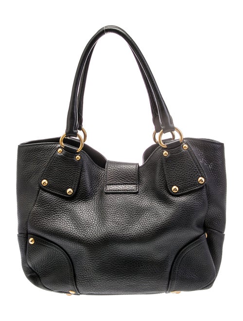 Prada Vitello Daino Leather Vitello Daino Leather Pushlock Tote
