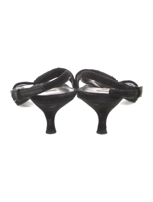 Prada Suede Slingback Sandals