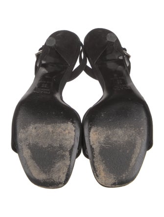 Prada Suede Slingback Sandals