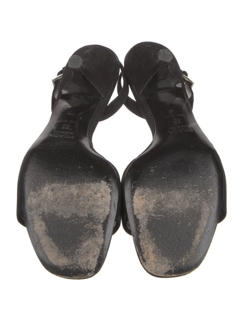 Prada Suede Slingback Sandals