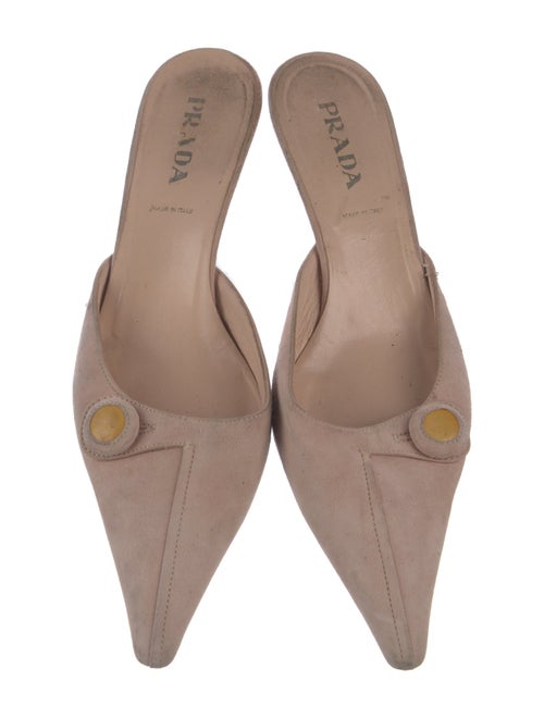 Prada Suede Mules