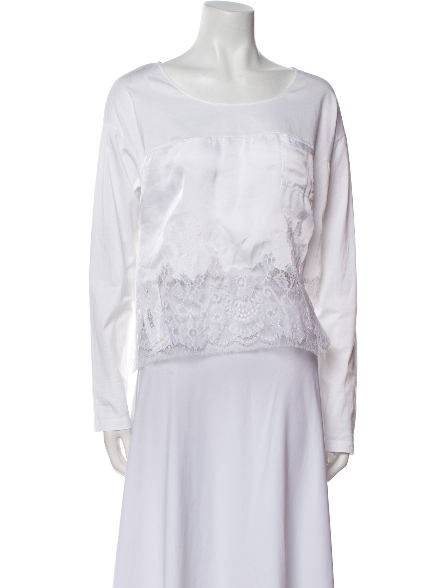 Prada 2021 Scoop Neck Top