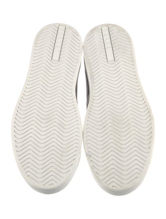 Prada Leather Printed Sneakers