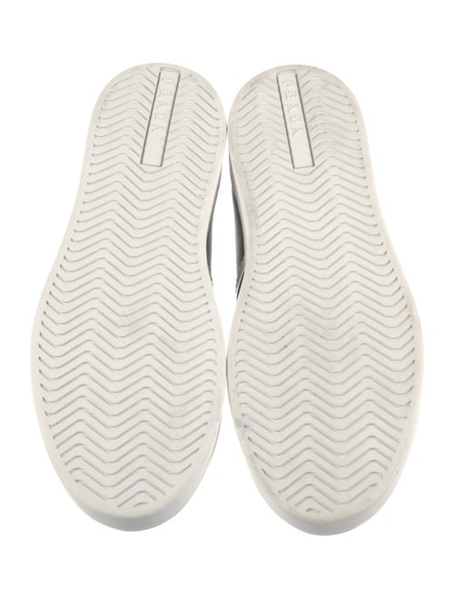 Prada Leather Printed Sneakers