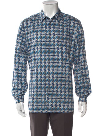 Prada 2017 Graphic Print Shirt