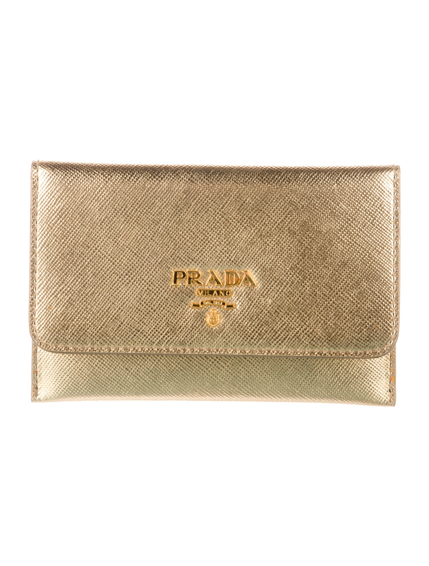 Prada Leather Compact Wallet