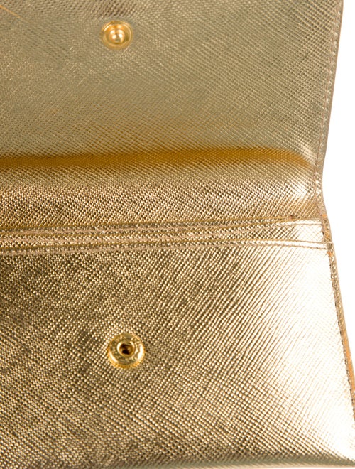 Prada Leather Compact Wallet