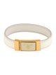 Prada Leather Cuff Bracelet
