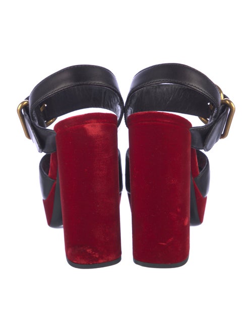 Prada Leather Slingback Sandals