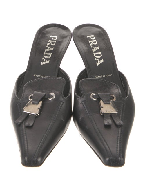 Prada Leather Mules