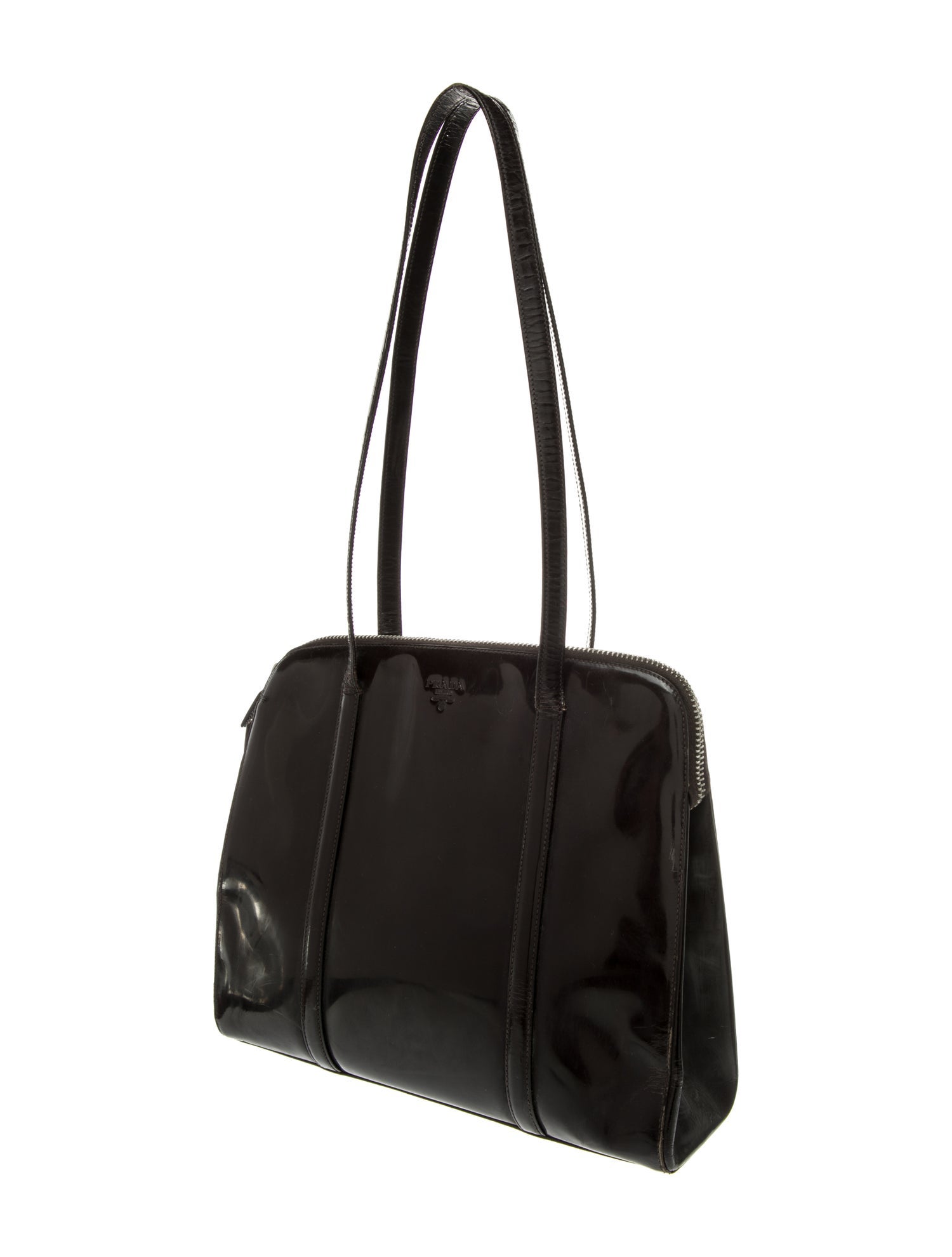 Prada Spazzolato Leather Shoulder Bag