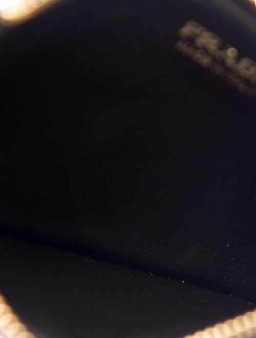 Prada Saffiano Triangle Leather Wallet