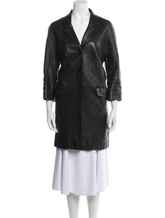 Prada 2015 Lambskin Faux Fur Coat