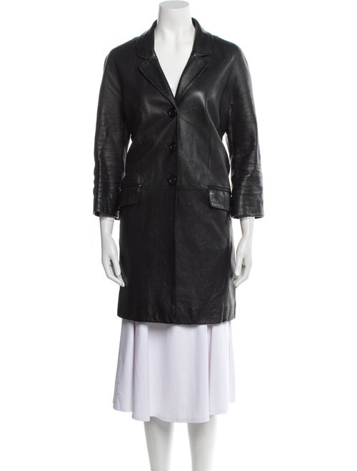 Prada 2015 Lambskin Faux Fur Coat