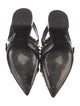 Prada Leather Studded Accents Slingback Flats