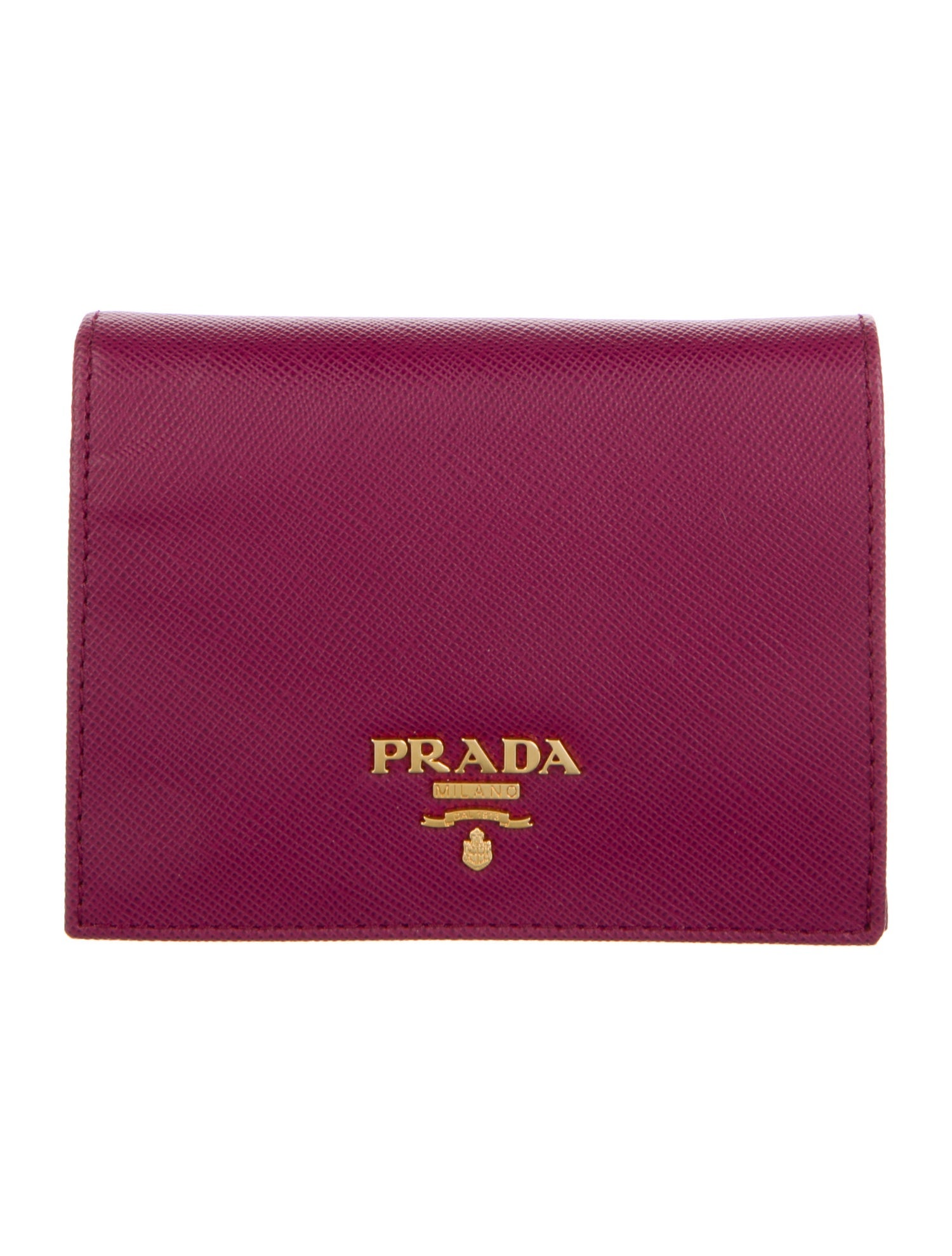 Prada Saffiano Cuir Leather Wallet w/ Tags