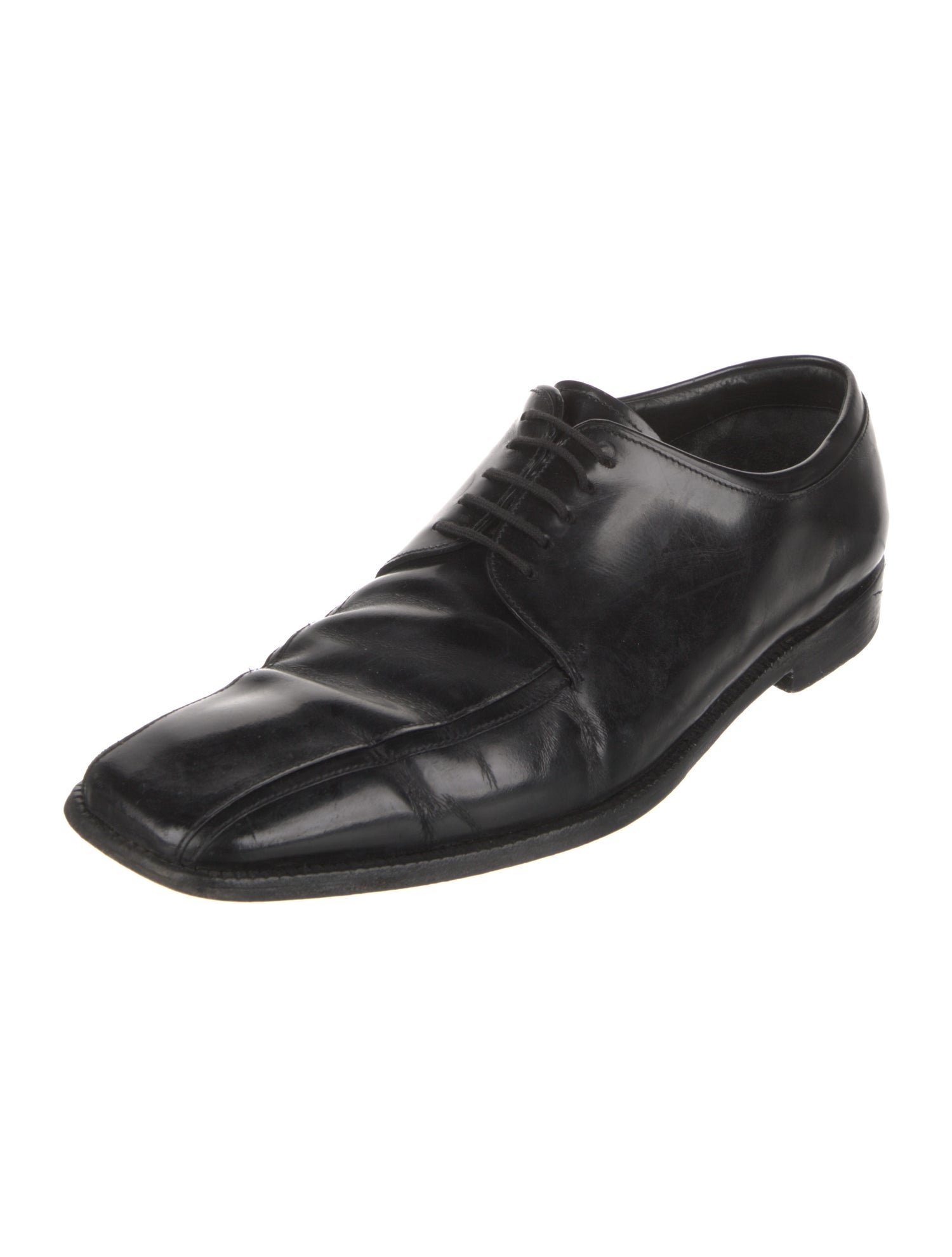 Prada Leather Derby Shoes