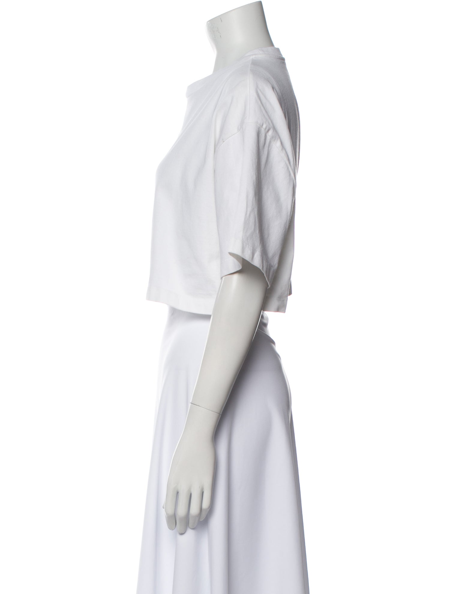 Prada 2022 Crew Neck Crop Top