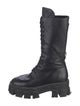 Prada Leather Combat Boots
