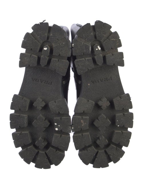 Prada Leather Combat Boots