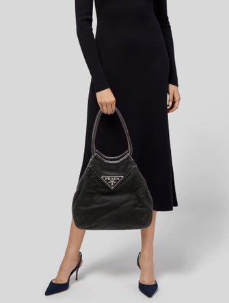 Prada Tessuto Nylon Shoulder Bag