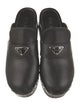 Prada Leather Studded Accents Mules