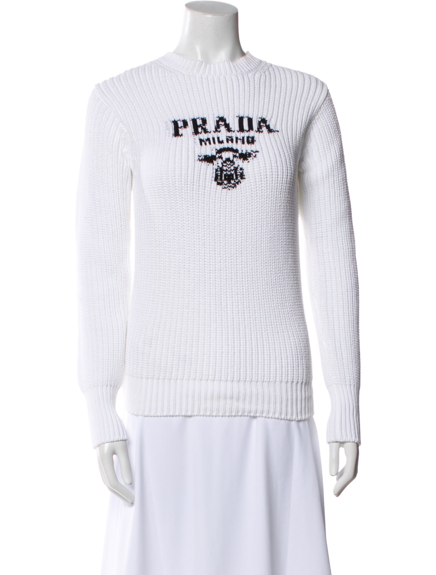 Prada 2022 Graphic Print Sweater