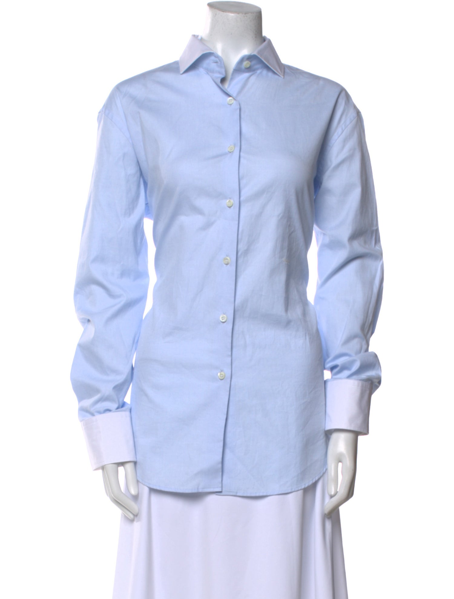 Prada 2024 Long Sleeve Button-Up Top