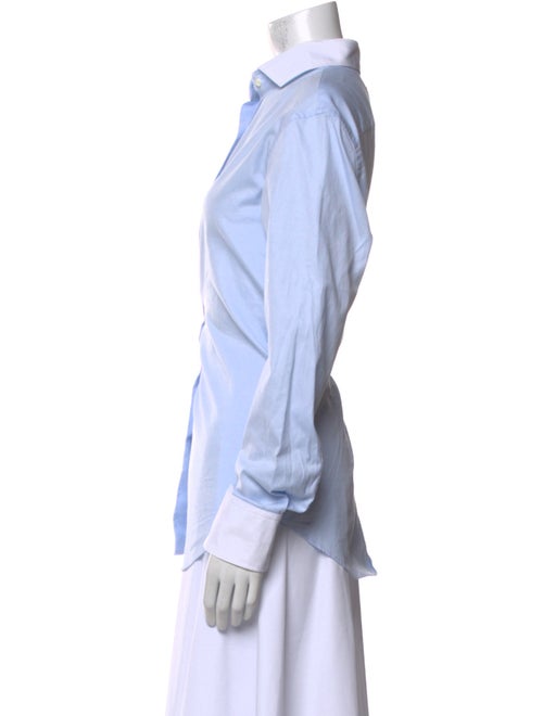 Prada 2024 Long Sleeve Button-Up Top