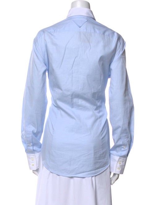 Prada 2024 Long Sleeve Button-Up Top