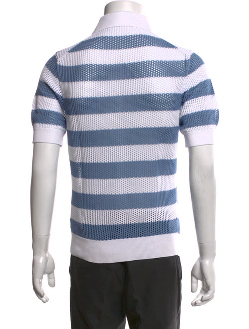 Prada 2017 Striped Polo Sweater