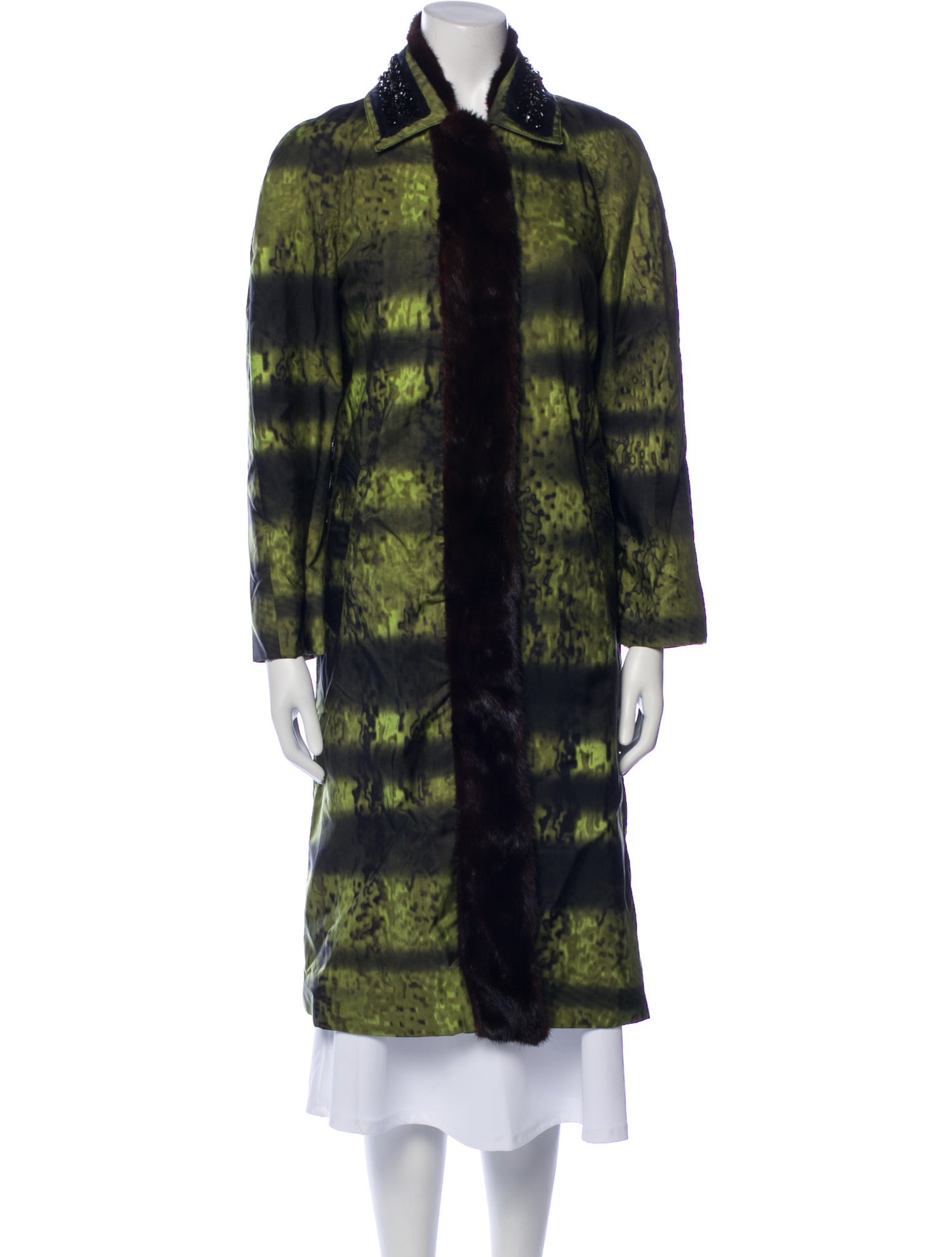 Prada Vintage 2004 Fur Coat